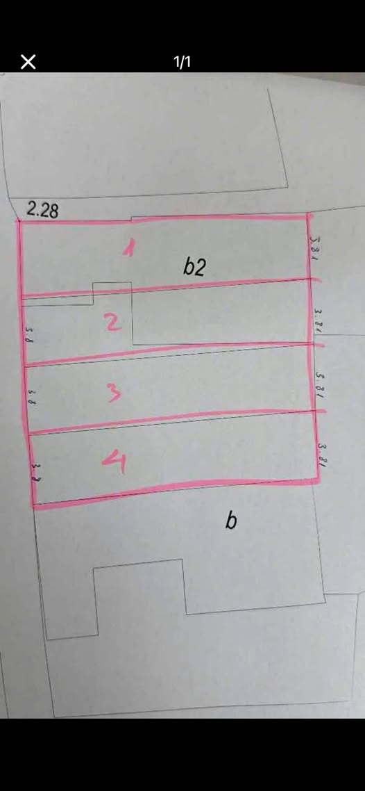Bán đất chia 4 lô tại Tô Hiến Thành, Nam Định cũ, giá 6.36 tỷ