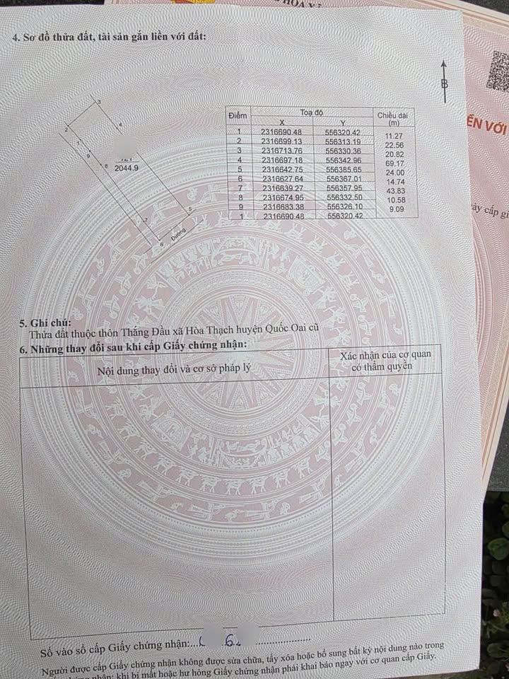 Bán đất tại xã Phú Cát, thành phố Hà Nội