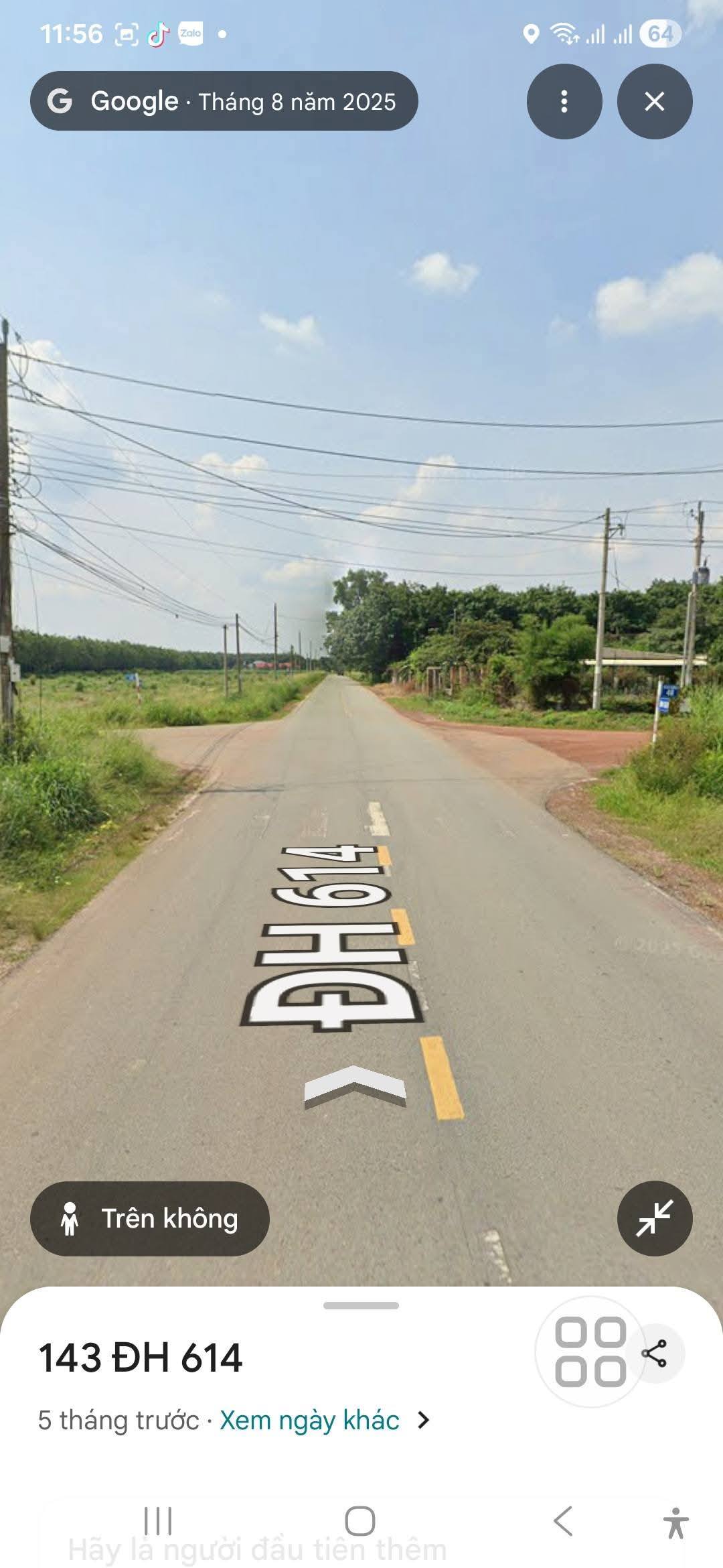 Bán lô đất 360m2, ngang 6m, gần khu công nghiệp Cây Trường và Bàu Bàng