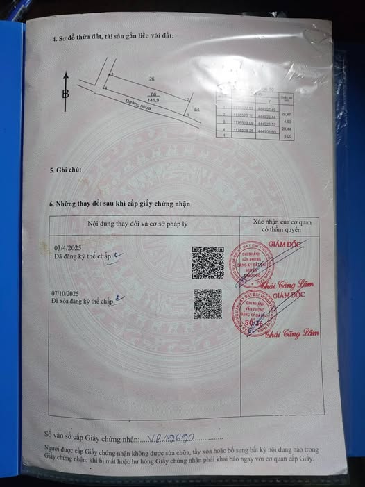 Bán đất huyện Châu Đức tỉnh Bà Rịa - Vũng Tàu, giá 1,25 tỷ