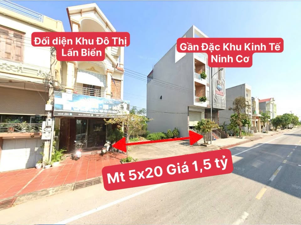 Bán đất Nam Định, gần ngay đặc khu kinh tế biển Ninh Cơ, giá 1.5 tỷ