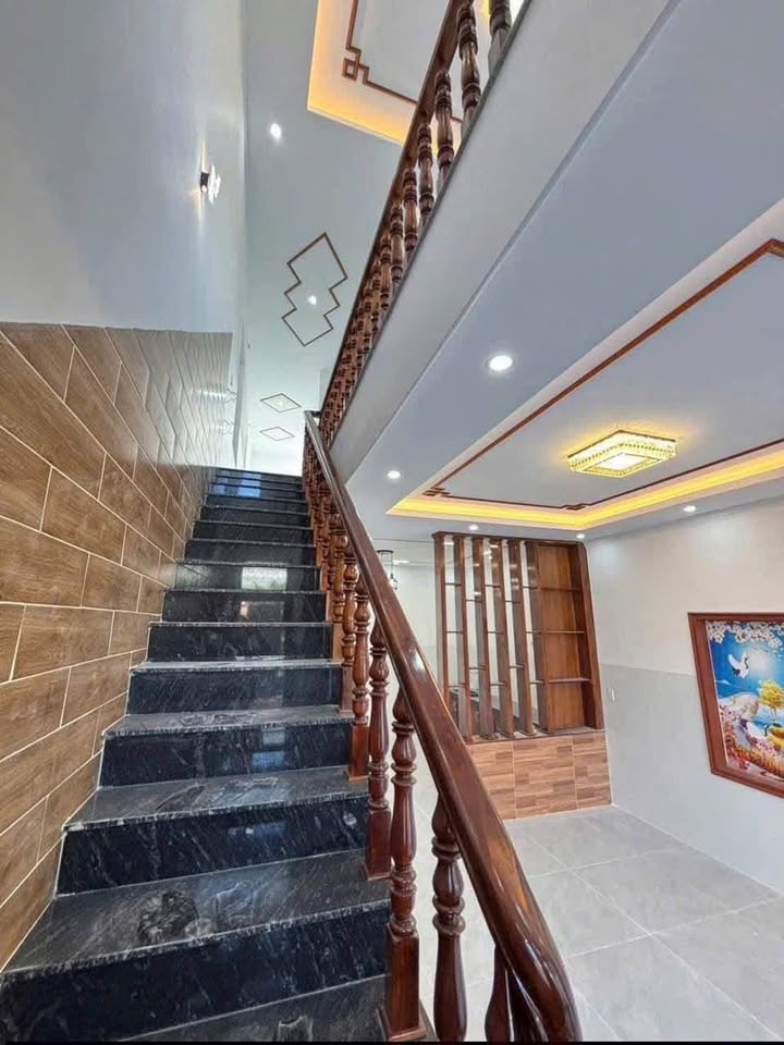 Bán nhà 1 trệt 1 lầu mới 100% sát Quốc lộ 55, An Ngãi, Long Điền, giá 3.15 tỷ