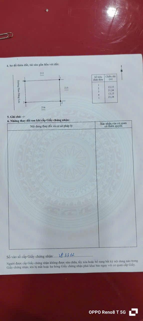 Bán đất biệt thự khu đô thị Nam Sông Cái, có sổ cá nhân, giá 23 triệu/m2