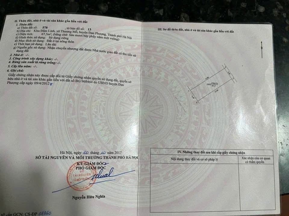 Bán nhanh lô đất kinh doanh tại Đầm Lính, Thượng Mỗ, Đan Phượng