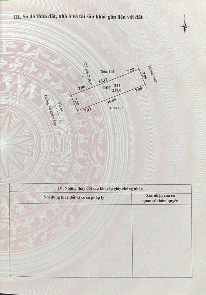 Bán đất mặt phố Vũ Khâm Lân, phường Hải Tân, thành phố Hải Dương, giá 8.5 tỷ