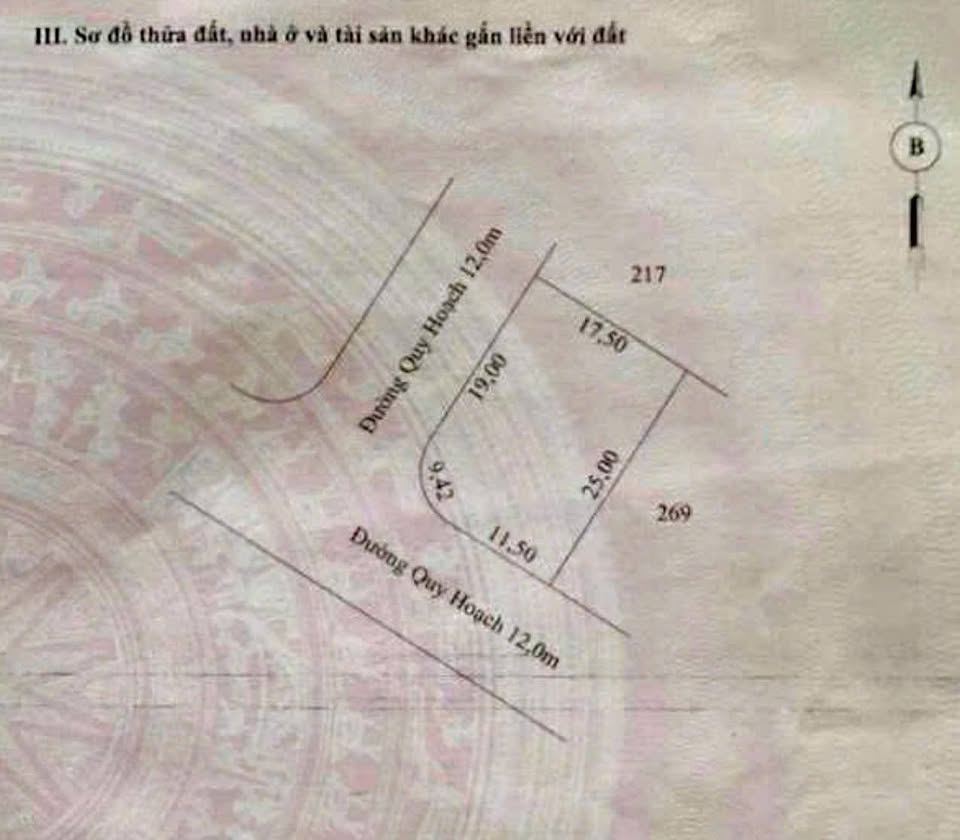Bán đất thị xã Hương Thủy tỉnh Thừa Thiên Huế, giá 3,74 tỷ