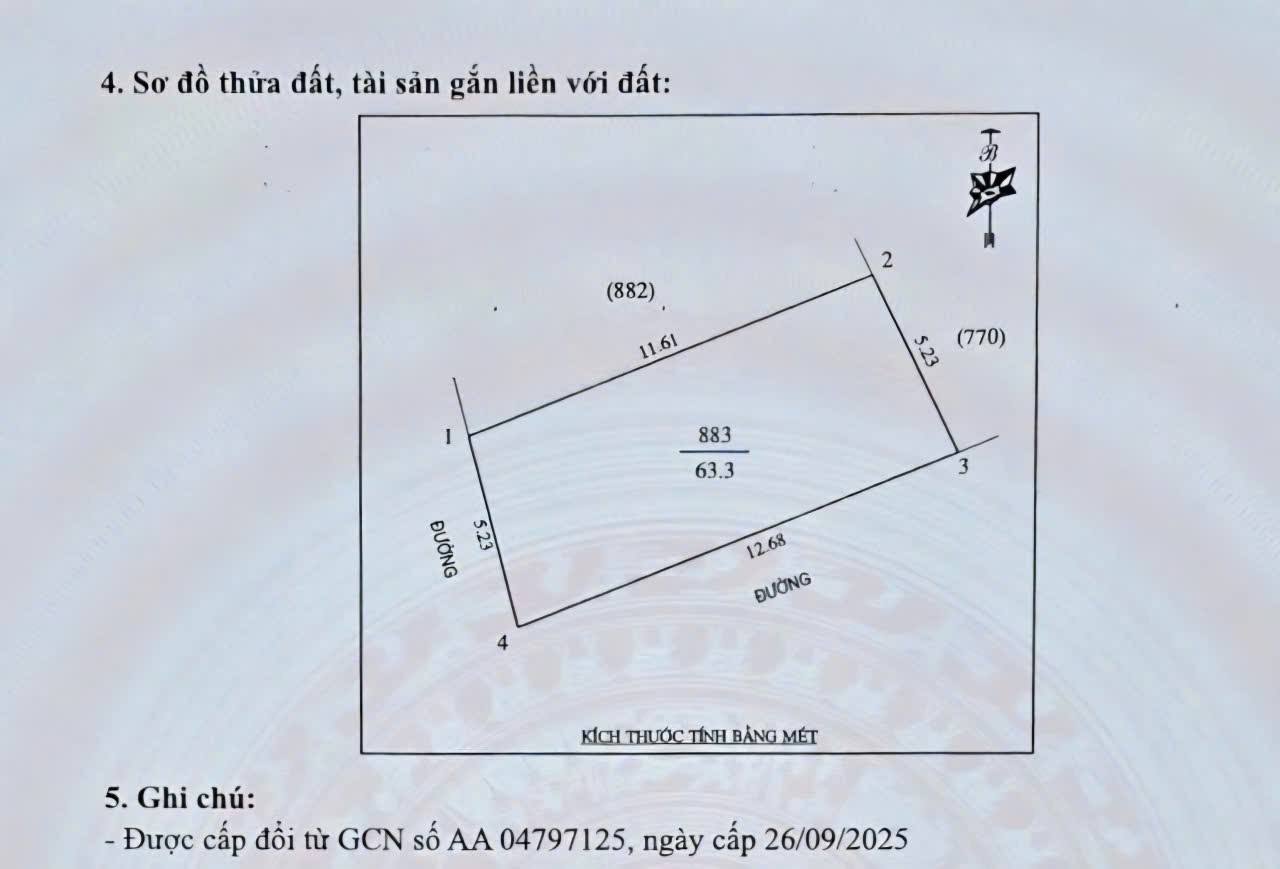 Bán đất thành phố Vinh tỉnh Nghệ An, giá 3 tỷ
