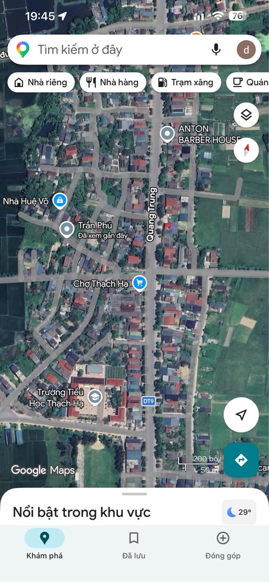 Bán đất 600m2 full thổ cư, mặt tiền 22m, gần chợ Thạch Hạ, thành phố Vinh