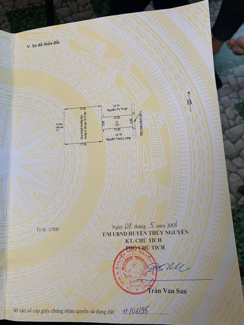 Bán đất huyện Thủy Nguyên, thành phố Hải Phòng, giá 4 tỷ