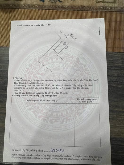 Bán đất huyện Phúc Thọ, thành phố Hà Nội, giá 2 tỷ