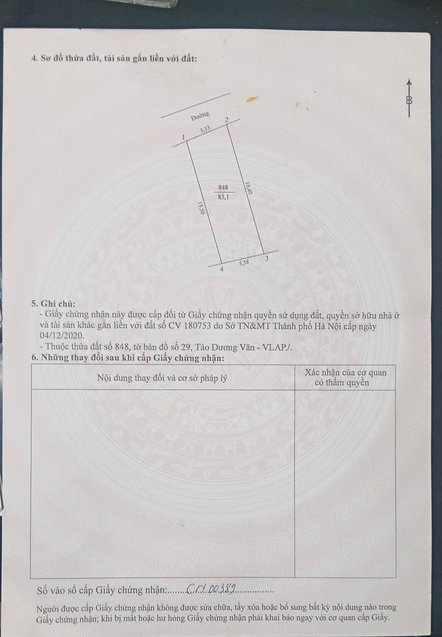 Bán đất huyện Ứng Hòa, thành phố Hà Nội, giá 2 tỷ