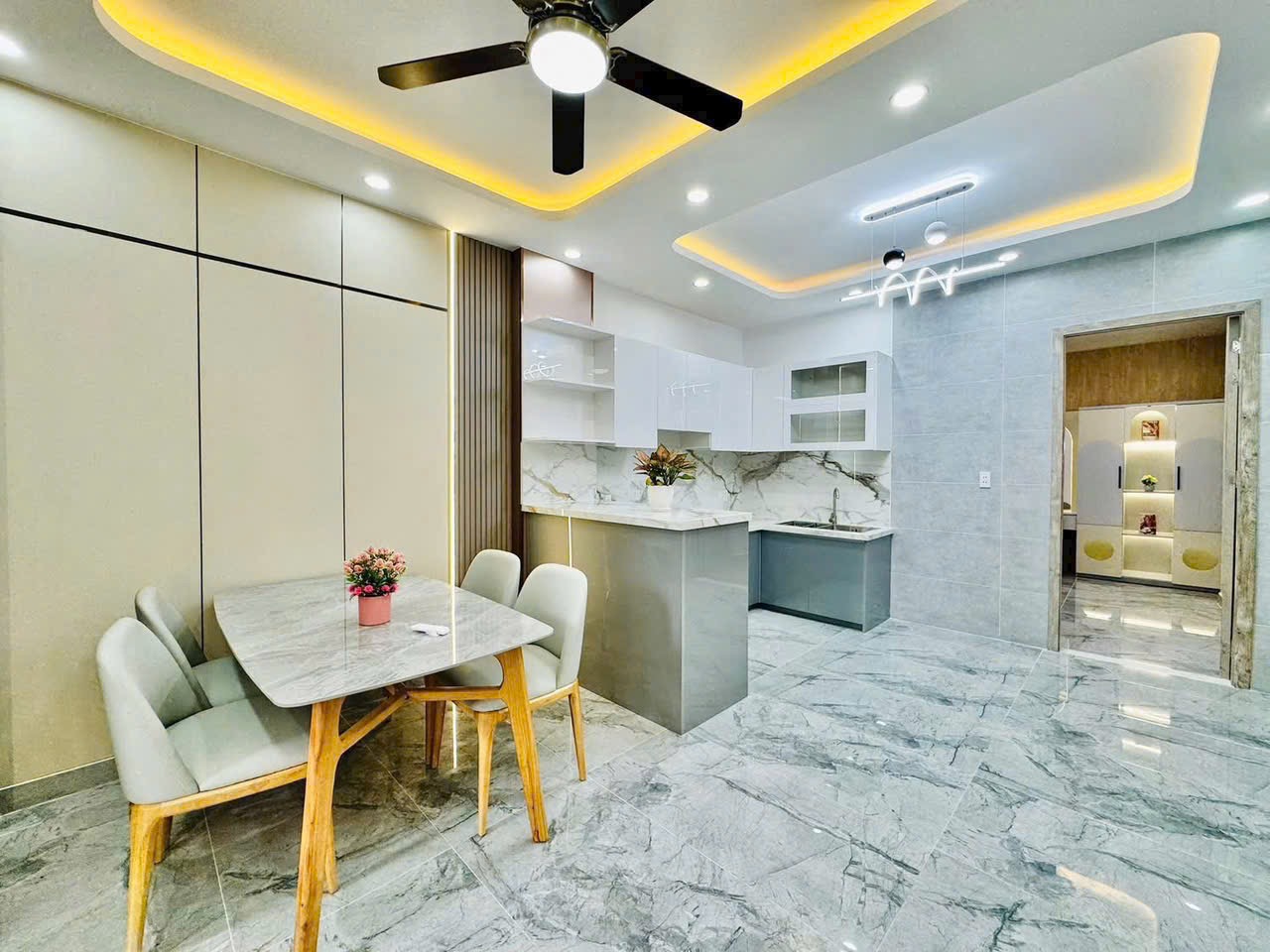 Nhà đẹp nở hậu nằm trên đường Khuất Văn Bứu, diện tích 90m2