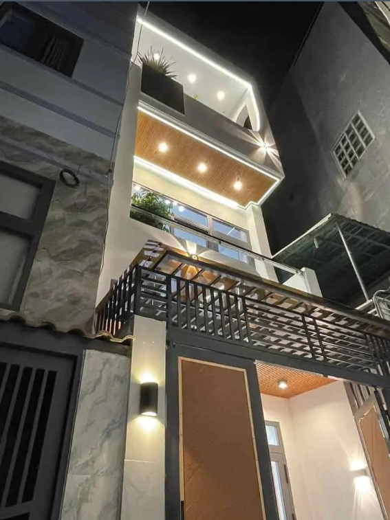 Nhà đẹp 44,3m2, 2 tỷ, 45 Đinh Bộ Lĩnh, phường 26, Bình Thạnh, sổ hồng riêng, nhà 4 tầng