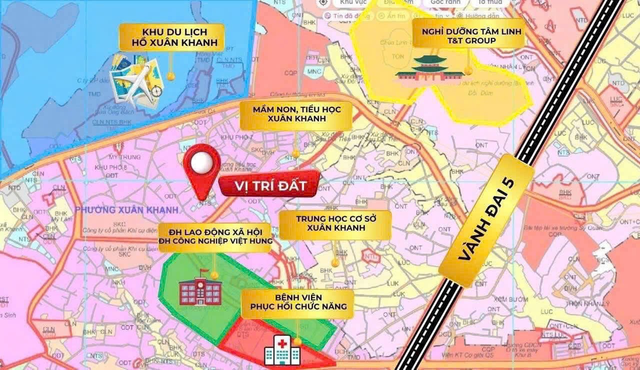 Bán đất ở thị xã Sơn Tây gần trường học, khu công nghiệp giá rẻ