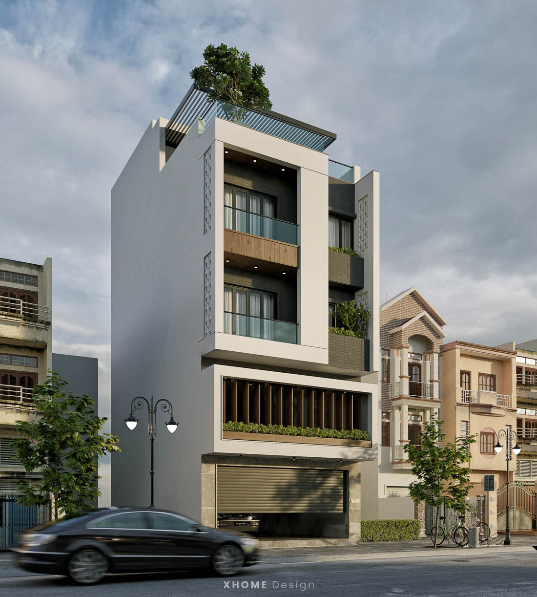 Bán nhà 4 tầng, 69m2, sát Cầu Rồng, kiệt ô tô tận nơi